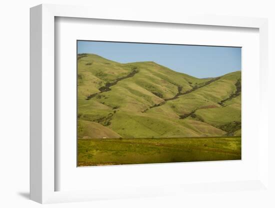 Idaho, Hillside with Small Creeks That Flow into the Salmon River-Alison Jones-Framed Photographic Print