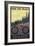 Idaho - Mountain Bike Scene-Lantern Press-Framed Art Print