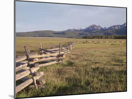 Idaho, Sawtooth National Recreation Area-John Barger-Mounted Photographic Print