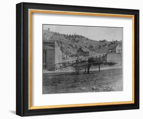 Idaho Springs Paper Hanger & Town Painter, 1893-null-Framed Art Print