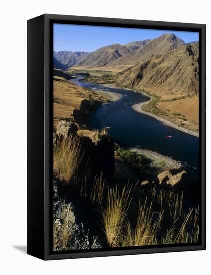 Idaho, Whitewater Rafting on the Snake River in Hells Canyon, USA-Paul Harris-Framed Premier Image Canvas