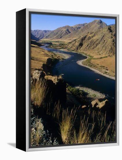 Idaho, Whitewater Rafting on the Snake River in Hells Canyon, USA-Paul Harris-Framed Premier Image Canvas