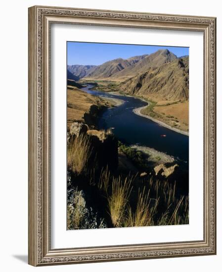 Idaho, Whitewater Rafting on the Snake River in Hells Canyon, USA-Paul Harris-Framed Photographic Print