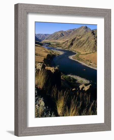 Idaho, Whitewater Rafting on the Snake River in Hells Canyon, USA-Paul Harris-Framed Photographic Print