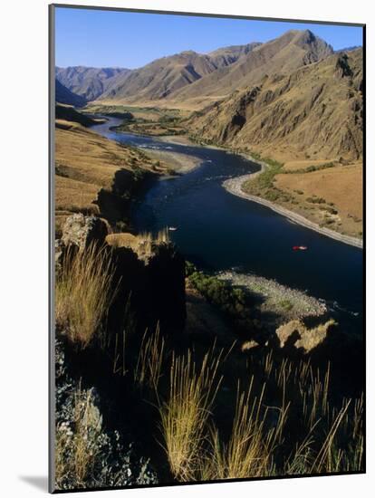 Idaho, Whitewater Rafting on the Snake River in Hells Canyon, USA-Paul Harris-Mounted Photographic Print