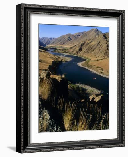 Idaho, Whitewater Rafting on the Snake River in Hells Canyon, USA-Paul Harris-Framed Photographic Print