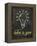 Idea Is You Wallpaper Blackboard-NatanaelGinting-Framed Stretched Canvas
