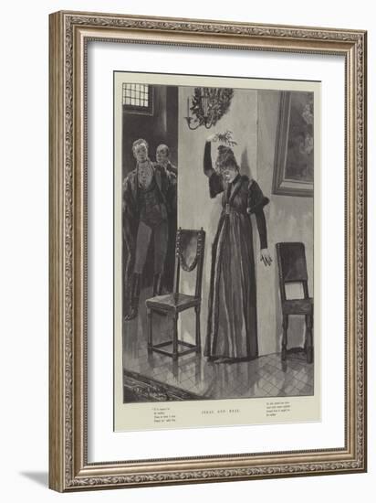 Ideal and Real-Richard Caton Woodville II-Framed Giclee Print