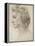 Ideal Head of a Woman-Michelangelo-Framed Stretched Canvas