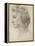 Ideal Head of a Woman-Michelangelo-Framed Stretched Canvas