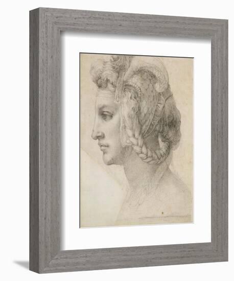 Ideal Head of a Woman-Michelangelo-Framed Premium Giclee Print