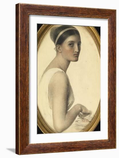 Ideal Head-Anthony Frederick Augustus Sandys-Framed Giclee Print