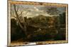 Ideal Landscape. Painting by Nicolas Poussin (1594-1665), 17Th Century. Dim: 1,2X1,87M. Madrid, Pra-Nicolas Poussin-Mounted Giclee Print