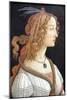 Idealized Portrait of a Lady (Portrait of Simonetta Vespucc), C. 1480-Sandro Botticelli-Mounted Giclee Print