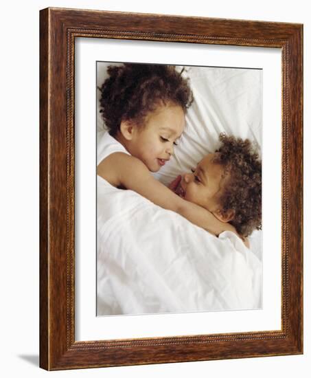 Identical Twin Boys-Ian Boddy-Framed Photographic Print