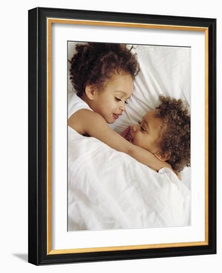 Identical Twin Boys-Ian Boddy-Framed Photographic Print