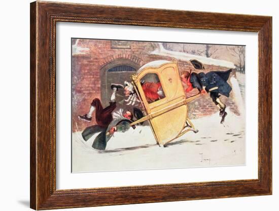 Identification Of...Cars. Illegible Number. Sec. 2-(4)...If the Mark is in Any Way Obscured...The P-Charles Crombie-Framed Giclee Print
