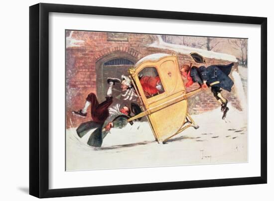 Identification Of...Cars. Illegible Number. Sec. 2-(4)...If the Mark is in Any Way Obscured...The P-Charles Crombie-Framed Giclee Print