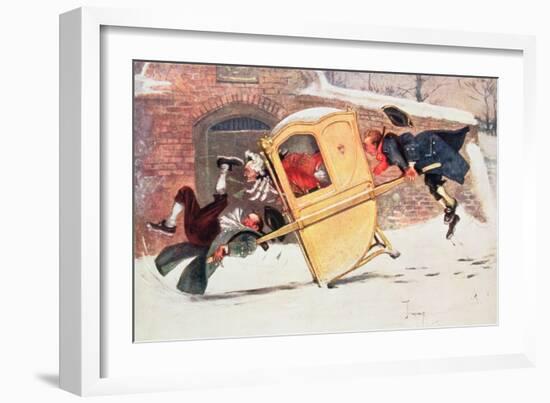 Identification Of...Cars. Illegible Number. Sec. 2-(4)...If the Mark is in Any Way Obscured...The P-Charles Crombie-Framed Giclee Print