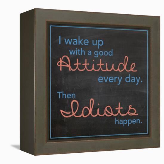 Idiots Happen-Lauren Gibbons-Framed Stretched Canvas