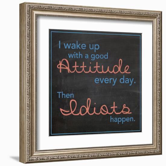 Idiots Happen-Lauren Gibbons-Framed Art Print