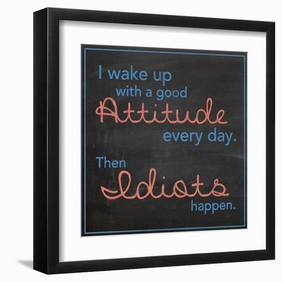 Idiots Happen-Lauren Gibbons-Framed Art Print