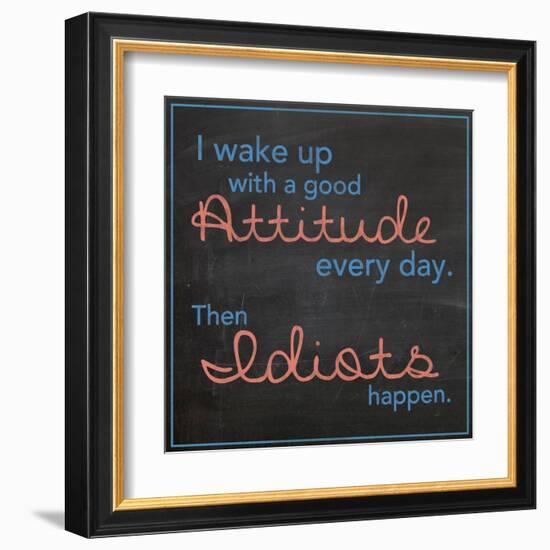 Idiots Happen-Lauren Gibbons-Framed Art Print