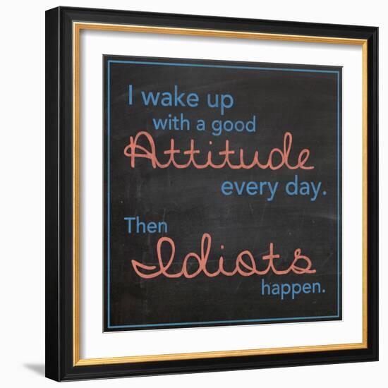 Idiots Happen-Lauren Gibbons-Framed Art Print