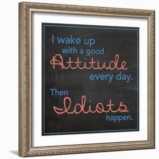 Idiots Happen-Lauren Gibbons-Framed Premium Giclee Print