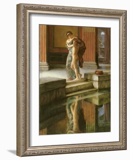 Idle Fears, Oil Sketch, 1893-1913-Sir Edward John Poynter-Framed Giclee Print