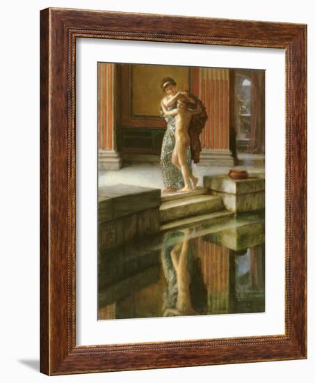 Idle Fears, Oil Sketch, 1893-1913-Sir Edward John Poynter-Framed Giclee Print