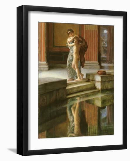 Idle Fears, Oil Sketch, 1893-1913-Sir Edward John Poynter-Framed Giclee Print