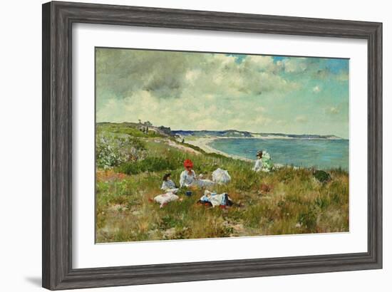 Idle Hours-William Merritt Chase-Framed Art Print