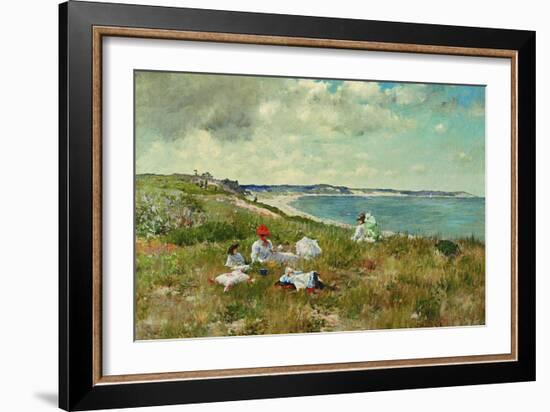 Idle Hours-William Merritt Chase-Framed Art Print