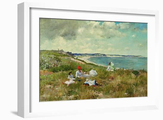 Idle Hours-William Merritt Chase-Framed Art Print