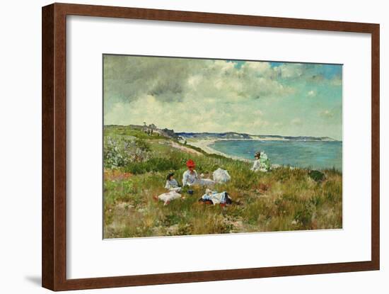 Idle Hours-William Merritt Chase-Framed Art Print