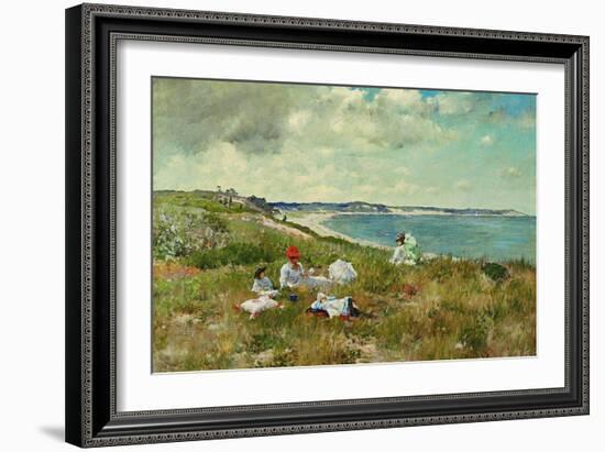 Idle Hours-William Merritt Chase-Framed Art Print