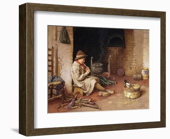 Idle Moments-Charles Edward Wilson-Framed Giclee Print