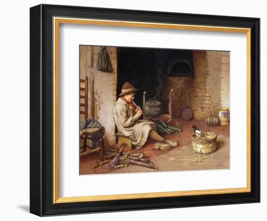 Idle Moments-Charles Edward Wilson-Framed Giclee Print