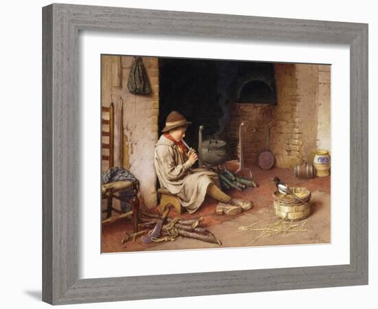 Idle Moments-Charles Edward Wilson-Framed Giclee Print