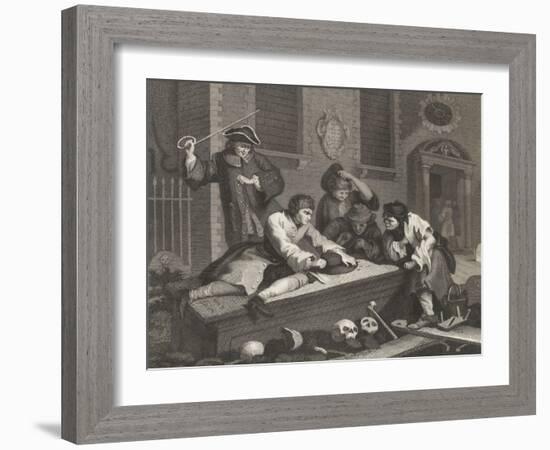 Idle's Sunday's Amusement --William Hogarth-Framed Giclee Print