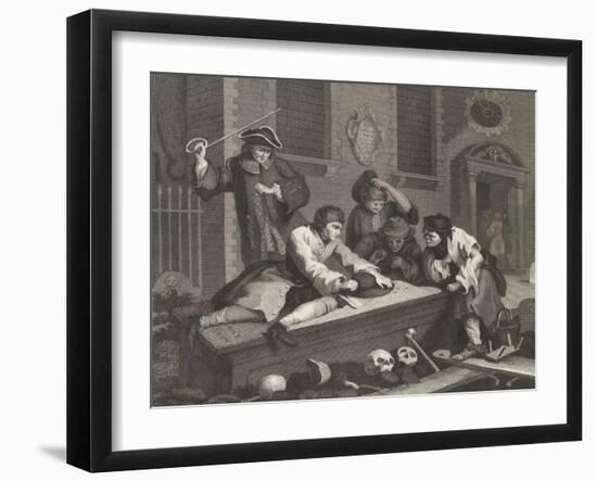 Idle's Sunday's Amusement --William Hogarth-Framed Giclee Print