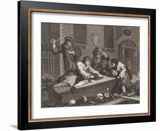 Idle's Sunday's Amusement --William Hogarth-Framed Giclee Print