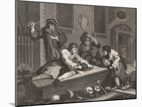 Idle's Sunday's Amusement --William Hogarth-Mounted Giclee Print