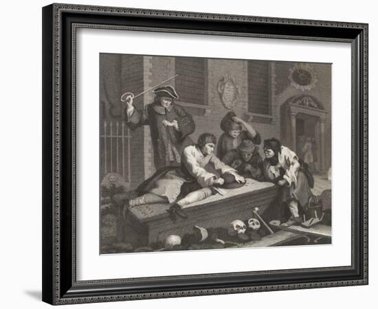 Idle's Sunday's Amusement --William Hogarth-Framed Giclee Print