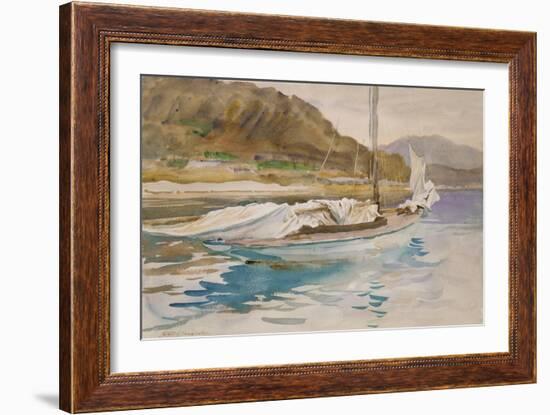 Idle Sails, 1913-John Singer Sargent-Framed Giclee Print