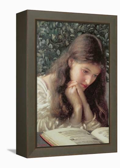 Idle Tears-Edward Robert Hughes-Framed Premier Image Canvas