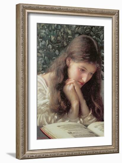 Idle Tears-Edward Robert Hughes-Framed Giclee Print