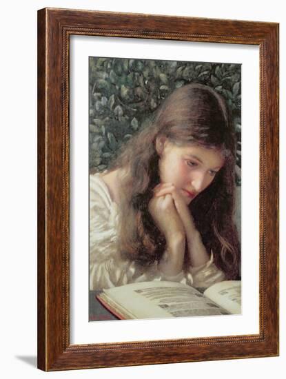 Idle Tears-Edward Robert Hughes-Framed Giclee Print