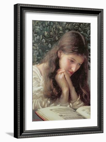 Idle Tears-Edward Robert Hughes-Framed Giclee Print